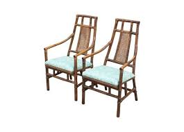 Vintage Bamboo And Cane Back Chinoiserie Chairs By American Of Martinsville A Pair Cheap Furniture Online Bamboo Furniture Chair