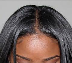 Laid Middle Part Sew In Hair Styles Hair Beauty Permed Hairstyles