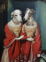 Two Dogs Animal Portraits Art Dog Art Pet Portraits