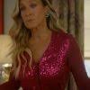 And Just Like That Sarah Jessica Parker Pink Sequined Cardigan