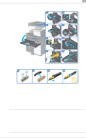 Your service representative will recover your used drum unit. Bedienungsanleitung Konica Minolta Bizhub C454e Seite 189 Von 192 Deutsch