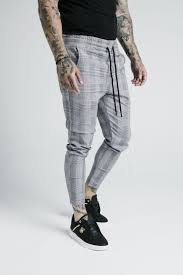 Black And White Check Pants Mens Small Check Pant Black White Pants Mens Street Style Black Pants