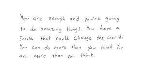 You Are Enough You Re Going To Do Amazing Things Fashionably Gluten Free