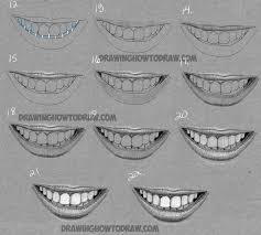 Mark the corners of the lips. How To Draw A Mouth Full Of Teeth Drawing A Smiling Mouth And Teeth Step By Step Drawing Tutorial How To Draw Step By Step Drawing Tutorials