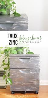 Turn an old filing cabinet into a new unit for your home or garden. Faux Zinc Finish File Cabinet Craftivity Designs