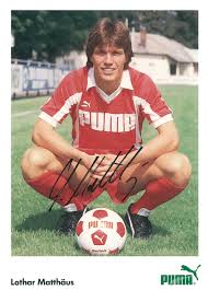 *cmf versatile and complete player, matthäus was renowned for his perceptive passing, positional sense. Puma Group Lothar Matthaeus And His Football Shoe The Puma