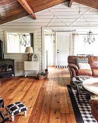 Cottage Style Pan Abode Cabin Lakehouse Cozy Black And White Cottage Lake House Interior Rustic House White House Interior