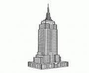 Choose your own style : City Adult New York Empire State Building Coloring Pages Printable