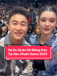 Vợ Chồng Hà Du Quân (Mario Ho) Hề Mộng Dao (MingXi) cùng đi xem NBA tạ...