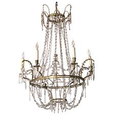 Baltic Neoclassical Bronze And Crystal Chandelier Circa 1800 1stdibs Com Chandelier Chandelier Pendant Lights Vintage Chandelier