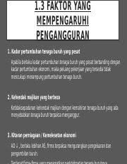Check spelling or type a new query. Kesan Pengangguran Terhadap Sosioekonomi 3 Pptx 1 3 Faktor Yang Mempengaruhi Pengangguran 1 Kadar Pertumbuhan Tenaga Buruh Yang Pesat Apabila Course Hero