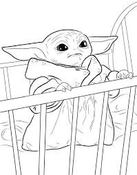Our free coloring pages for adults and kids, range from star wars to mickey mouse. 10 Best Free Printable Baby Yoda Coloring Pages For Kids