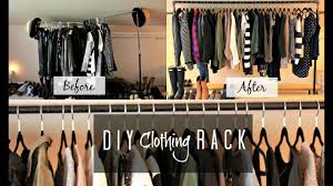 Buy ktaxon 53 portable closet storage organizer wardrobe clothes rack with shelves,blue at walmart.com Diy Clothing Rack Missfashioneda Youtube