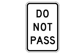 No passing zones are on hills or curves where you cannot see far enough ahead to pass safely. What Does A Do Not Pass Sign Mean Worksafe Traffic Control
