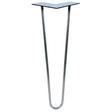 Heavy Duty 1 2 In Dia 20 In Raw Steel 2 Rod Hairpin Leg Diy Hl 12 20 Hairpin Legs Diy Raw Steel Hairpin Legs