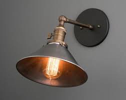 Industrial led wall sconce farmhouse sconces. Industrial Wall Sconce Pendant Edison Hanging Lamp Etsy Industrial Wall Lights Adjustable Sconce Farmhouse Sconce