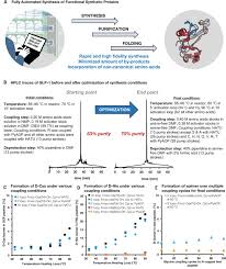 Chemical modifications involving protein active center identification are the subject of a review by pfleiderer (1). Synthesis Of Proteins By Automated Flow Chemistry Science