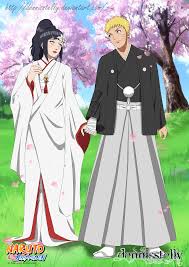 Naruhina Wedding Lineart Colored By Dennisstelly Naruto Cute Naruto Shippuden Anime Naruhina