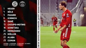 In topform bei psg ist derzeit vor allem kylian mbappé auf. Fc Bayern Us On Twitter Starting Xi He S The Squad To Defend Our Champions League Trophy Fcbpsg