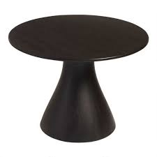 Round Black Wood Keanu Dining Table World Market Black Round Dining Table Black Wood Dining Table Dining Table