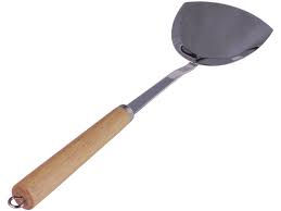 Wok Accessory Stainless Steel Spatula With Wooden Handle Wok Accessories Wooden Handles Cookware Design