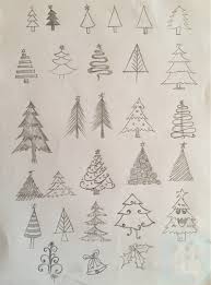 That's why i wanted to start this article by putting a good amount of these drawings, such as the one you have above, where we see the typical christmas pine decorated with its balls and the star at the tip. Archguide 25 Different Ways To Sketch A Christmas Tree
