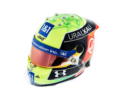 It is a faithful replica in 1/2 scale from the manufacturer schuberth, who also produced the helmets of his father michael. Mick Schumacher S 2021 F1 Helmet Racefans