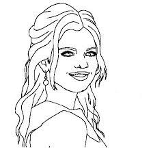 Best online dating apps for plus size. Selena Gomez Smiling Coloring Page Free Printable Coloring Pages For Kids