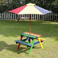 Kids Garden Furniture To Help Them Enjoy The Outdoors Decorifusta Wooden Picnic Tables Kids Wooden Picnic Table Picnic Table Bench