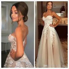 Download the app for free & get your rare decoration gift here: Discount2019 Arabic Champagne Beach Wedding Dresses Sweetheart Lace Beaded A Line Bridal Dresses Cheap Vintage Wedding Gowns Zj662 From Chic Cheap 111 44 Dh Lace Sweetheart Wedding Dress Sweetheart Wedding Dress Wedding Gowns Vintage