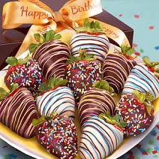 Birthday Chocolate Covered Strawberries Happy Birthday Chocolate Covered Strawberries 12 Berries With Birthday Ribb Chocolate Covered Strawberries Chocolate Dipped Strawberries Covered Strawberries