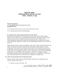 Check spelling or type a new query. Soal Soal Akidah Akhlak Materi Iman Kepada Rasul Rasul Allah Jawabanku Id