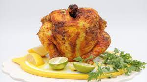 الدجاج المشوي بدون شواية وبطريقة سهلة للشوي على الزجاجة أو فى قالب الكيك food turkey meat