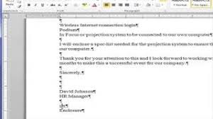 Creating A Block Style Business Letter Youtube