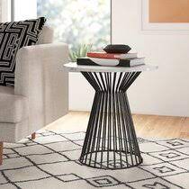 Gallery of modern pedestal dining table. Modern Pedestal Base End Side Tables Allmodern