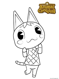 Save on craft coloring pages. Animal Crossing Purrl Coloring Pages Printable