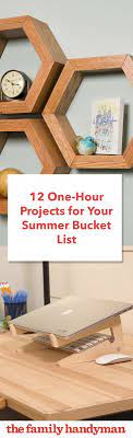 12 One Hour Projects For Your Summer Bucket List Diy Wood Projects For Men Diy Wood Projects Woodworking Projects