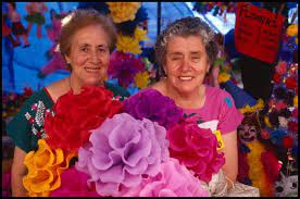 These tissue paper flowers are lovely and exuberant, surprisingly easy to make, and infinitely customizable. Mexican Paper Flowers Booth The Portal To Texas History