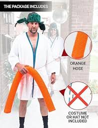 Amazon.com: Costume Agent Vacation Movie Cousin Eddie Halloween Costume  Accessory Orange Hose (Includes Hose Only) : Clothing, Shoes & Jewelry