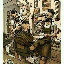 Pin Oleh Josh Medina Di Peluqueria Rambut Zaman Dulu Tukang Cukur Janggut