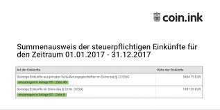 Halten sie nur bitcoins oder haben diese erst. Steuer Portfolio Fur Bitcoin Und Kryptowahrungen Coin Ink