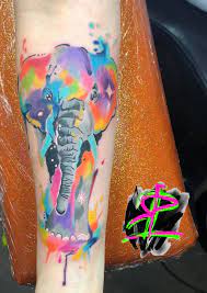 Water Color Elephant Tattoo Elephant Tattoo Elephant Tattoo Watercolor Elephant Tattoos