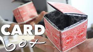 Find or make a long box or tube. How To Make A Playing Card Box That Opens And Closes Youtube