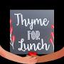 Thyme for lunch menu from www.facebook.com