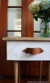 If you're interested in a uniform look, use an unfinished drawer and wood slats, then stain everything to match. Turn A Drawer Into An End Table Christina Maria Blog