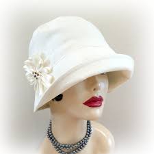 Cream Linen Cloche Hat The Eleanor Small Brim Hats For Women Fancy Hats Summer Hats