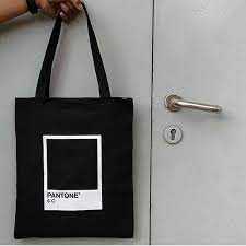 Pin Di Tote Bag Black