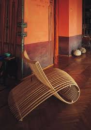 Bamboo Swirls The New Love Seat Bambu Perabot Mebel