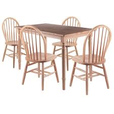 w/ windsor chairs winsome wood 89536