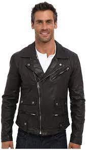 499 Lucky Brand Titan Leather Moto Jacket Leather Jeans Men Leather Jacket Men Black Leather Biker Jacket